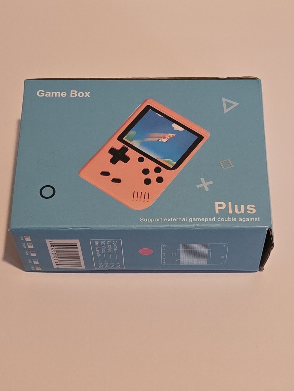 NEW IN BOX Game Box Plus- Hand Held Game System Red With Controller